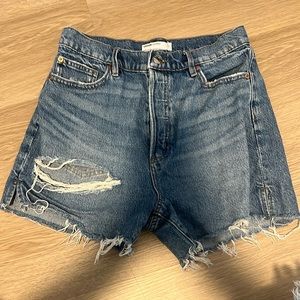 Garage denim shorts.